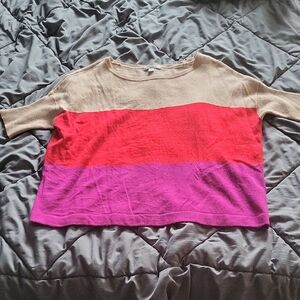 New York & Company Striped Sweater